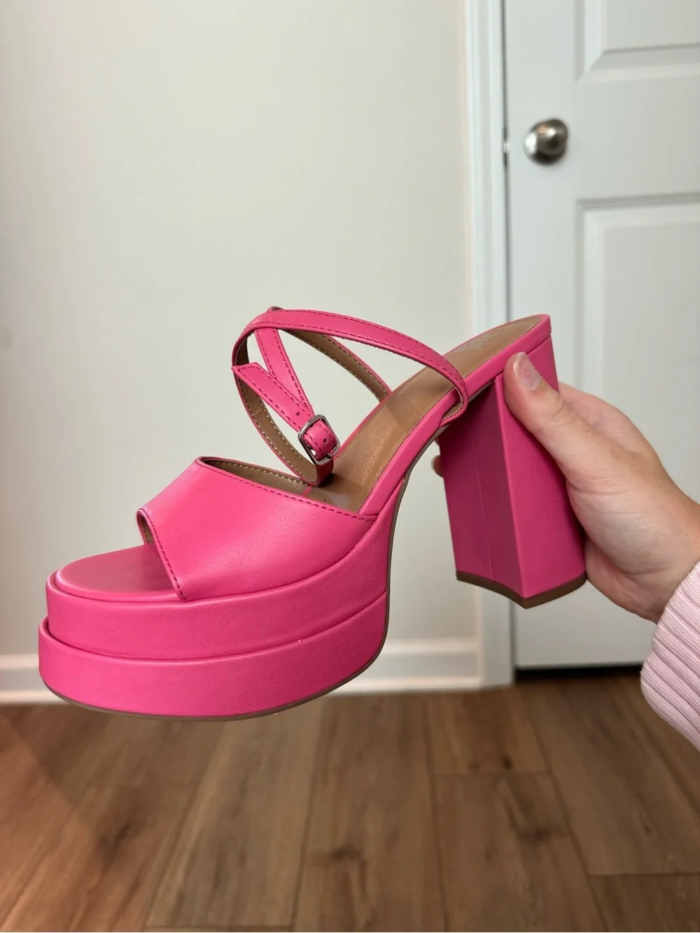 Wild Fable Hot Pink Platform Block Heel